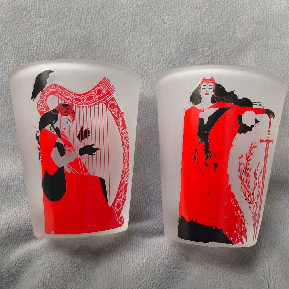 Scarlet Witch Shot Glasses Loot Crate Marvel Gear + Goods box
